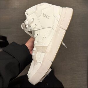 On Running Men's Cream High-Top Sneakers